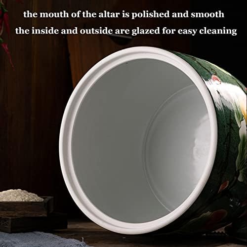 Tuu keramički dozator za pirinač sa mernom čašom kontejner za skladištenje žitarica Kineski porcelanski dozator