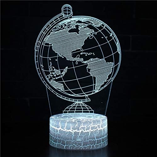 SZG The Globe Desk lampica 2 Dodir LED noćna svjetlost Kućna soba Rainbow Konj Lampen Dekoracija