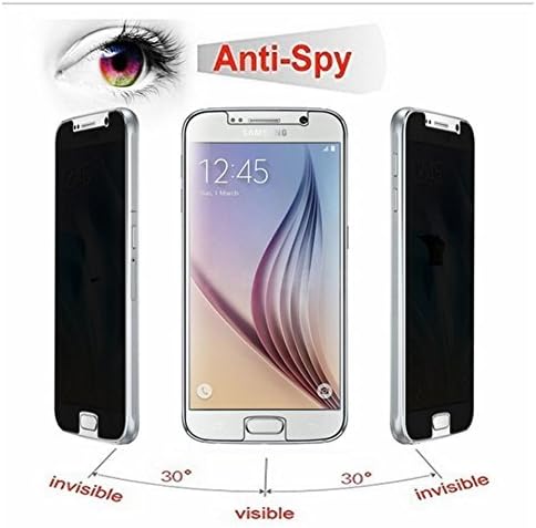 Samsung Galaxy S8 Active [nije za S8 / S8+] Zaštita ekrana za privatnost kaljeno staklo [Anti-Spy], SuperGuardZ,