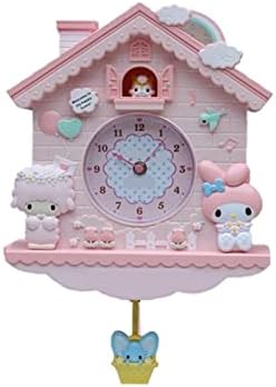 Jovium Desktop Clock 12 inča Crtani Veliki zidni satovi Dječji spavaća soba Viseći tihi sat