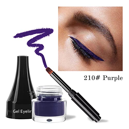 Lsxia 2-u-1 gel Set za oči, Tattoo Eyeliner vodootporni Smudge Proof Eyeliner Gel eye-liner Pot kremasti Eyeliner