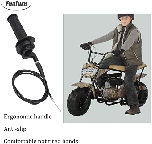 Mini komplet kablova za gas za bicikle, 7/8 22 mm ručke gasa za okretanje gasa, Ručka ručke za gas