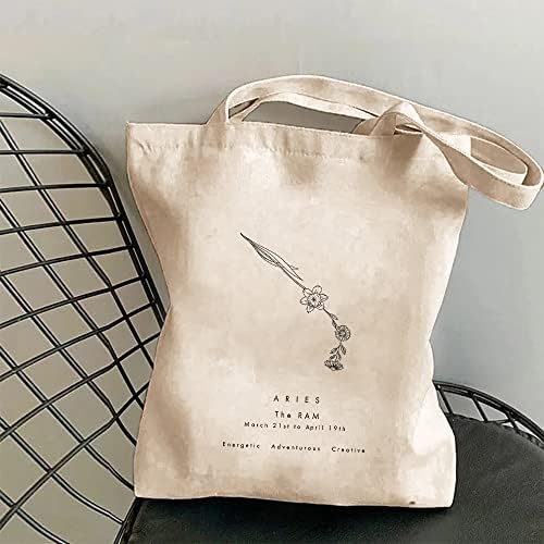 Slatka Platnena torba od cvjetnog bilja estetske torbe na plaži torbe za višekratnu upotrebu torbe za žene Učiteljske torbe za žene Poklon