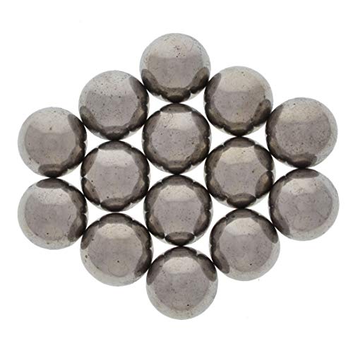 Hipnotički dragulji: 20 kom srebrne magnetne Hematitne runde-0,75 inča veličine-rasuti keramički feritni magneti
