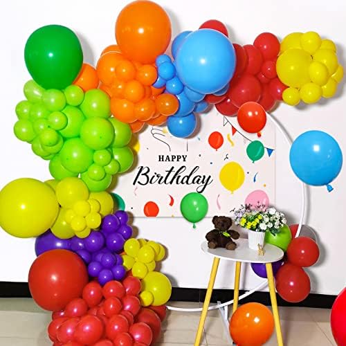 111pcs Balloon Arch Kit 18 12 5 inčni lateks šareni partijski baloni Garland za rođendanski tuš za bebe