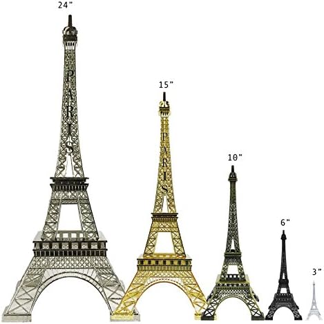 Allgala 24 Eiffelov toranj statua dekor metala, crna