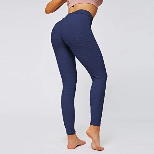 Pantalone za jogu labavog struka ženske helanke visokog struka Slimming Scrunch Plijen Ruched