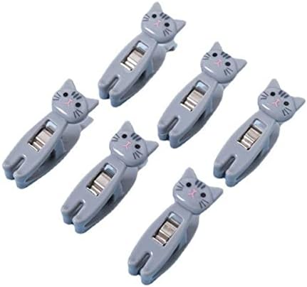 MinLia Cartoon Cat U Obliku Prijenosnih Igala Za Odjeću Zaptivna Stezaljka Plastični Alat Multifunkcionalni Pribor Utility Clamps