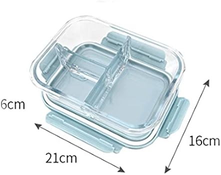 QYTECfh posuda za ručak staklena kutija za svježe čuvanje sa poklopcima za porodicu, dostupna mikrovalna pećnica, grijanje pećnice