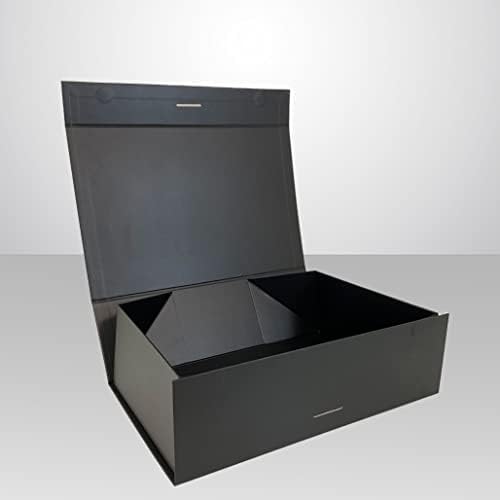PACK2PACK luksuzna sklopiva Poklon kutija sa uklonjivom trakom | sklopiva kutija sa magnetnim zatvaračem | Vjenčanja, Svadbeni tuševi, Korporativni pokloni / reciklirani papir | 15 pakovanja