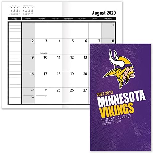 TURNER SPORTS Minnesota Vikings 2022-23 17-Mjesečni džepni Planer