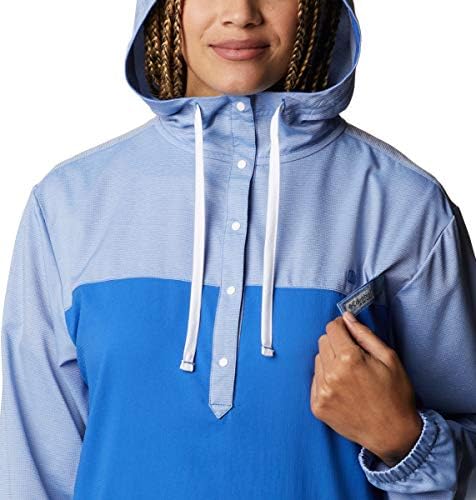 Columbia ženski standard Tamiami hoodie, živopisan plavi / bijeli, x-mali