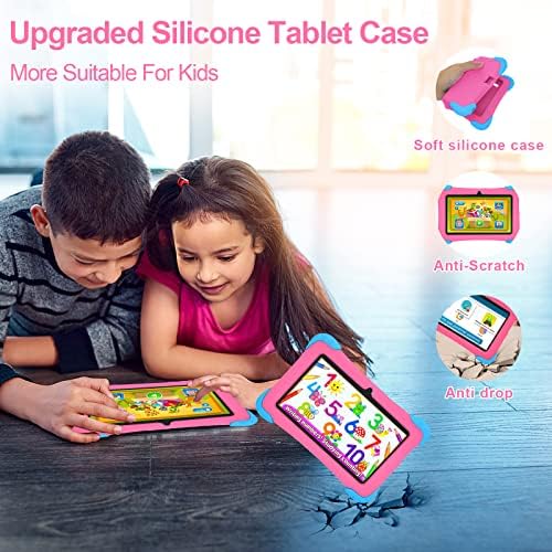 Sereakoko Kids tablet 7 inča, tablet za decu 2-12, Android 11 Toddler tablet 2 + 32GB Dečija aplikacija