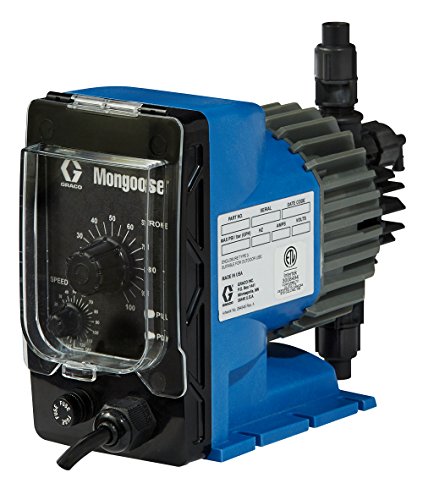 Graco Mongoose A21008 električna hemijska mjerna pumpa, 17 GPD, 120 VAC, PVDF
