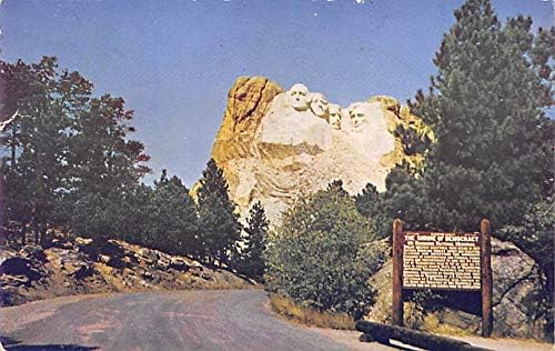 MT Rushmore National Monument Black Hills, Južna Dakota SD razglednice