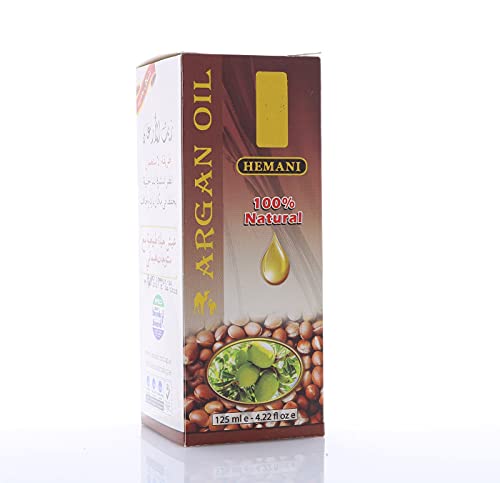 Hemani Arganovo ulje-125ml- prirodno biljno ulje-hidratantna krema za kožu-Anti Aging-kovrčava kosa-ulje