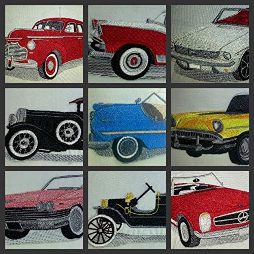 Classic Cars Collection [1964 Ford Mustang] [Američka povijest automobila u vezom] vezeno željezo na / sew flaster