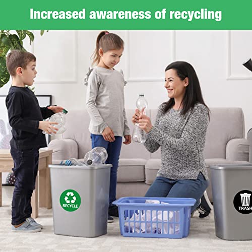 Naljepnica za recikliranje od 8 paketa za kantu za smeće - Sukh veliki znak naljepnica za reciklažu