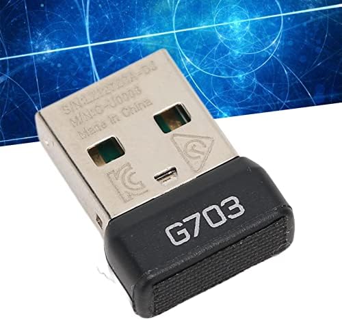 USB prijemnik za Logitech G703 za Lightspeed, 2.4 GHz bežični miš prijemnik, bežični miš USB prijemnik zamjena za Desktop računar Laptop, Plug and Play