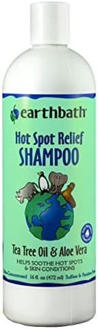 Earthbath Hot Spot Relief šampon za kućne ljubimce, ulje čajevca & amp; Aloe Vera, 16oz-najbolji šampon za pse