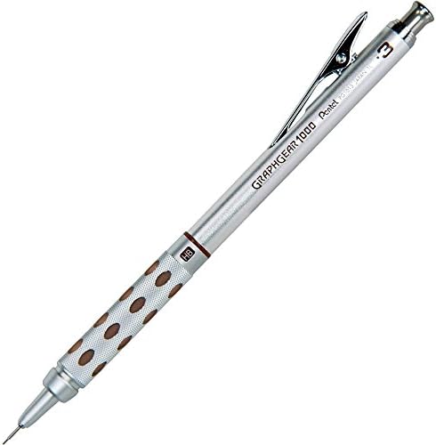 Pentel Arts Graphgear 1000 0,3 mm Premium mehanička olovka, srebrna