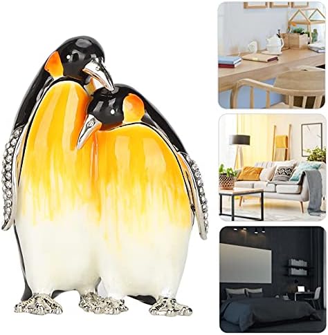 PSSOPP Organizator nakita, pingvin nakit nakit Organizovanje nakita Penguin Par ukras dekor