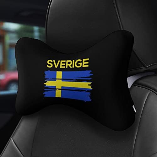 Sverige Švedska Švedska zastava Jastuk za automobile Soft Car Glava za glavu Jastuk Jastuk od jastuka