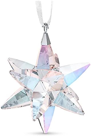 Swarovski Bell & Star Holiday Ornament, mali, jasni kristali