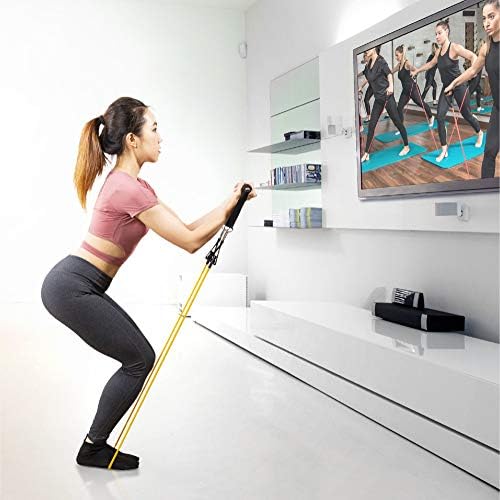 C. Park fitnes otporne opseg - Elastična obuka Vježba konopce - joga istezanje cijevi - Bodybuilding