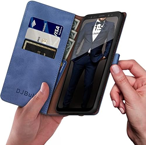 DJBull Samsung Galaxy S9 novčanik slučaj sa【RFID Blokiranje】 držač kreditne kartice, PU kožna futrola za telefon