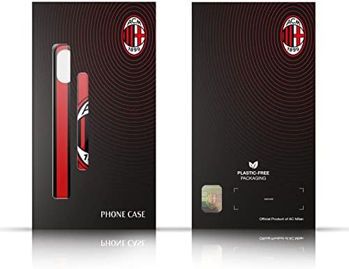 Dizajni za glavu Službeno licencirani AC Milan Home 2017/18 Crest Kit Soft Gel Case kompatibilan
