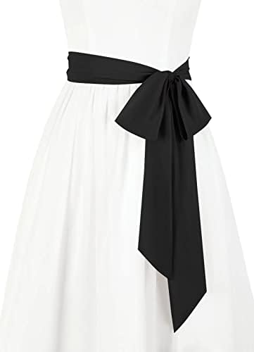 Juweniz ženski dugi Šifonski pojas oko struka za svadbene svadbene djeveruše svečane haljine za posebne prilike pojas 3 širok