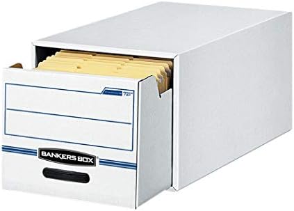 Bankers Box 00722 stor / ladica kutija za ladicu, pravna, bijela / plava