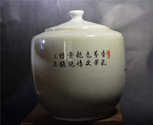 Kineska stara antikva plava i bijela porculan čaj za čaj sa posudom Kina Phoenix ptica cvjetna slika