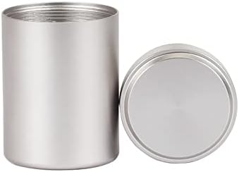 Gierzijia kanisteri za čaj, okrugle limenke za čaj od legure titanijum aluminijuma u boji, Mini prenosiva zatvorena