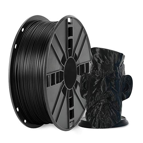 NovaMaker Plas Plus Filament 1,75 mm sa filamentom za čišćenje, crna PLA PRO 3D filament za