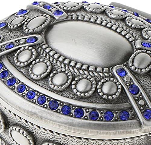 Chys vintage metalna legura nakit kutija za prstena zvona za božićno rođendan poklon prsten