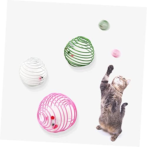 Ipetboom 3pcs RJ Plish mačke miševe igračke mače i igra igračka igračka za mačke Cage Mačke igračke mačke kućne ljubimce Cat i proljetni kavez iz kaveza mačke igračke