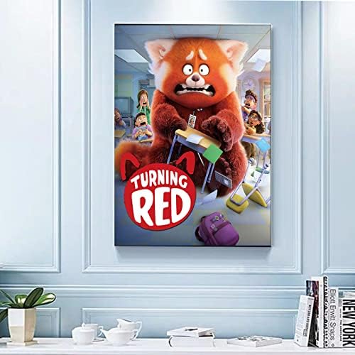 Poster za okretanje Crvenog Set od 6 slatkih filmskih postera za dnevni boravak spavaća soba Den kućni ured dekor Poster zidna umjetnička dekoracija 10×14 inča bez okvira
