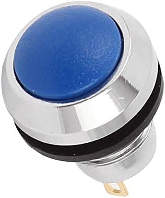 Aexit 12mm prekidači sa navojem SPST plavi vodootporni plastični prekidač sa dugmetom prekidači 250V 1a