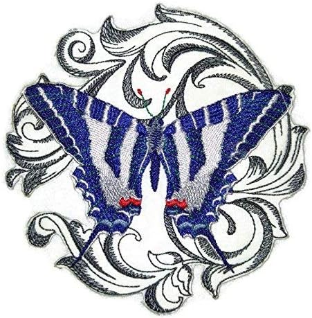 Prilagođeni i jedinstveni nevjerojatni šareni leptiri [Zebru gutanje sa barokom] Vezeg željeza na / sew flaster [5 x5] izrađen u SAD-u]