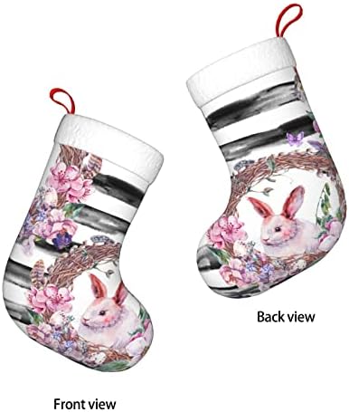 Austenstern Božićne čarape Proljeće Sretan Uskršnji baka dvostrani kamin Viseći čarape