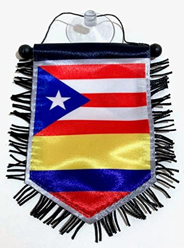 Portoriko Kolumbija Rican Kolumbijska zastava za automobilski hodni zidni prozorski dodaci za ukrašavanje zastava