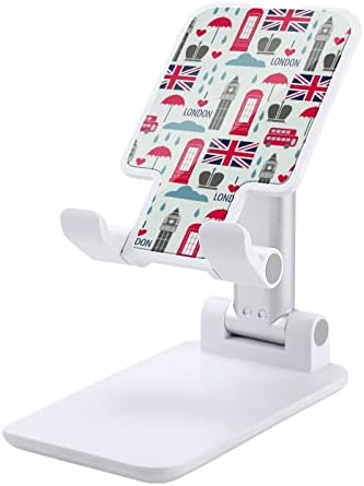 Londonski simboli i britanska zastava za stalak za mobitel podesiva sklopiva tablet stolni nosač telefona