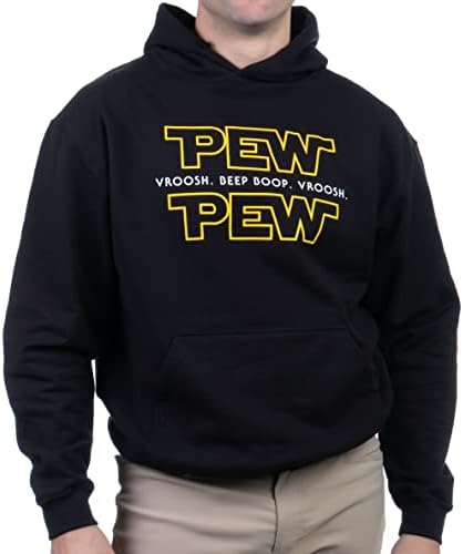 Pew Pew Wars | Funny Sci-fi Space Star Noises Nauka za Geek muškarci žene T-Shirt