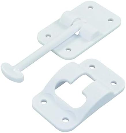 JR Products 10414 držač za vrata u stilu t-Polar White, 3-1/2