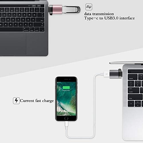 USB C na USB Adapter, Tip C na USB Adapter za Smart telefon sa Portom tipa C, crna