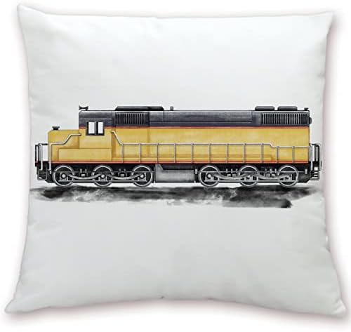 Vodokolor Dizel lokomotivni jastuk 18x18 inčni transportni vlak bacač jastučni kafić željeznički jadnik jastučni list za jastuk za kauče i sofe