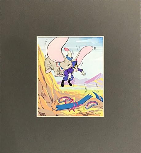 Dumbo Originalna Slika-Ilustracija Knjiga-Walt Disney 1977