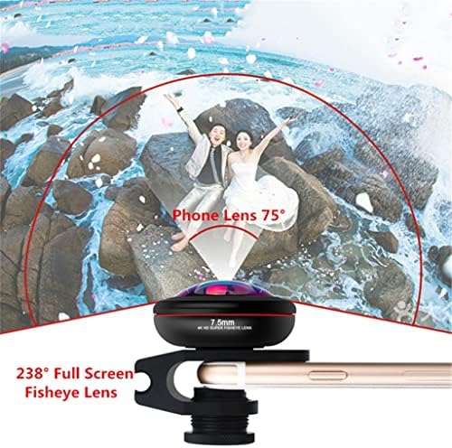 WALNUTA Fish Eye Lens 238 stepeni 0,2 X Super širokougaona HD kamera Fisheye objektiv za dodatnu opremu